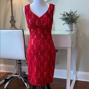 Knee length party dress